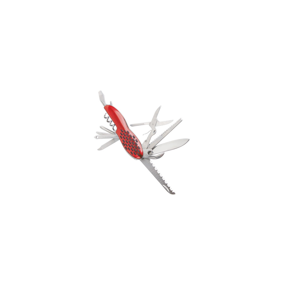Couteau multifonction 11 accessoires en acier inoxydable avec design ergonomique, cadeau pratique et polyvalent