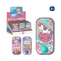 Jeu d\'eau design licorne dans enveloppe avec adhésif personnalisé pour détails