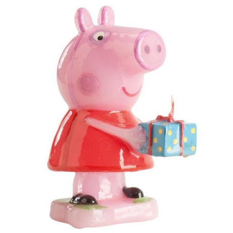 wafer cake silhouette avec peppa pig design