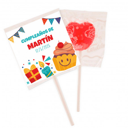 Sucette sans gluten personnalisable pour des détails d'anniversaire