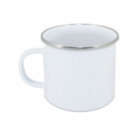 Tasse en métal style mug de couleurs variées à offrir