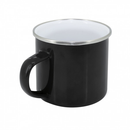 Tasse en métal style mug de couleurs variées à offrir