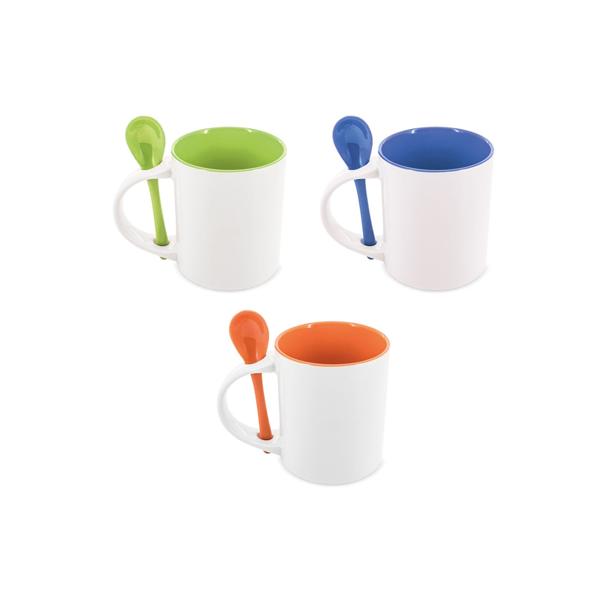 Mug sublimacion redonda con cuchara neiva