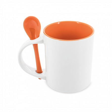 Mug sublimacion redonda con cuchara neiva