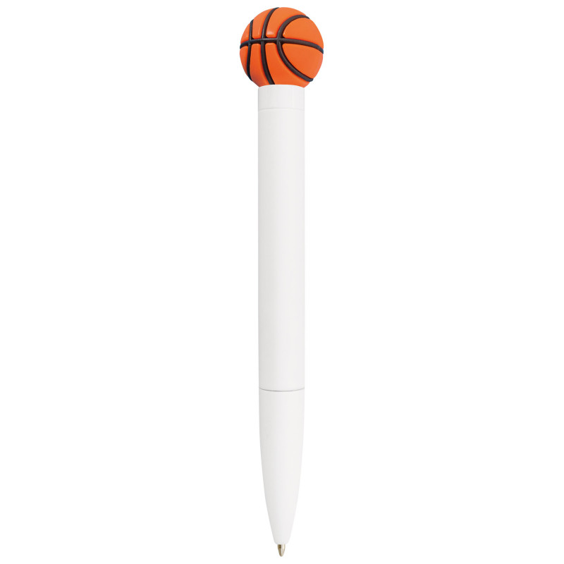 Stylo anti-stress design basket-ball pour détails