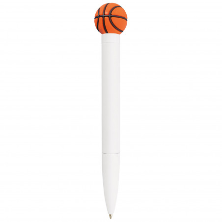 Stylo anti-stress design basket-ball pour détails