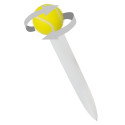 Stylo antistress design de balle de tennis pour détails