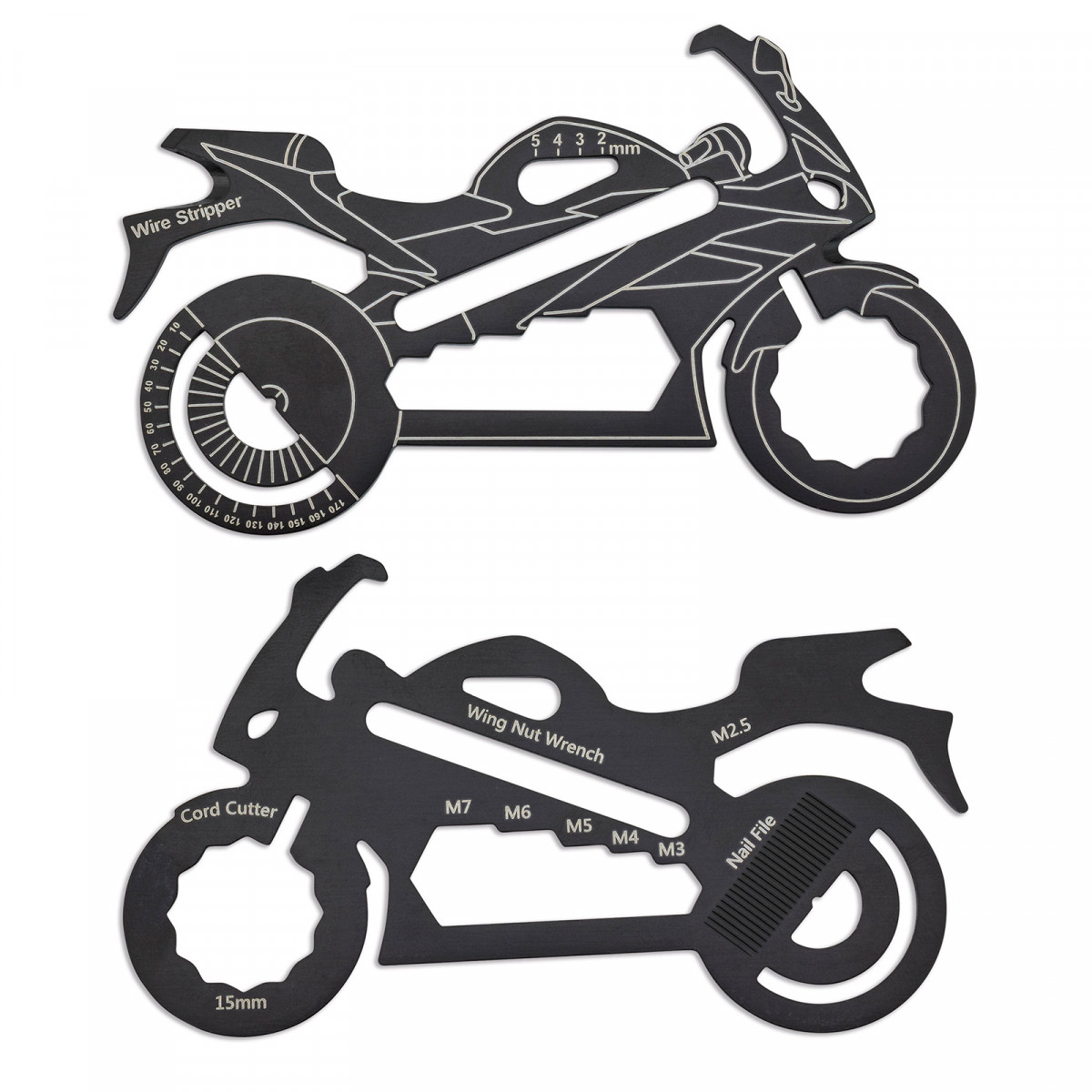 Outil multifonction design moto pour les détails