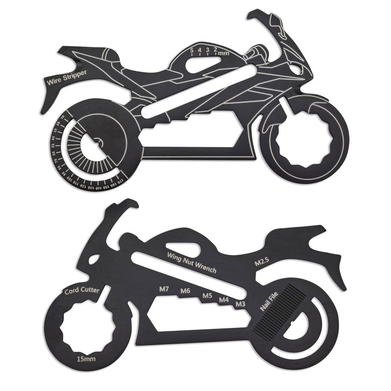 Outil multifonction design moto pour les détails