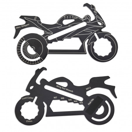 Outil multifonction design moto pour les détails