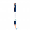 Stylo Pierre Cardin semi gel bleu marine avec autocollant première communion pour les détails enfant