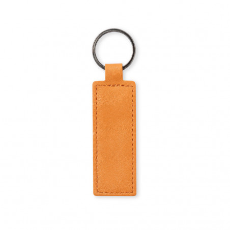 Porte-clés en cuir avec adhésif personnalisé de communion
