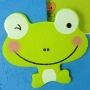 Cadre photo enfant en bois avec grenouille Un détail charmant pour les plus petits