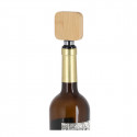 Bouchon de vin avec ouvre-bouteille et joli autocollant pour plus de détails