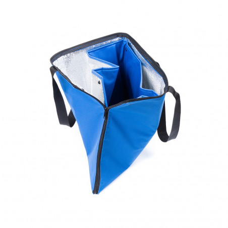 Sac isotherme coloré avec fermeture éclair et ouverture totale
