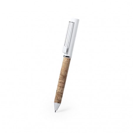 Stylo design en liège dans une boîte pour plus de détails