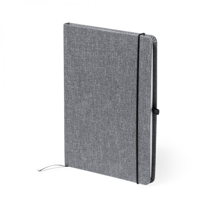 Bloc-notes ECO avec couverture rigide en RPET pour plus de détails