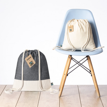 Sac à cordon en coton 100 % à offrir