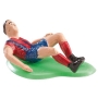 Figurines de football pour décoration de gâteau