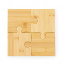 Sous-verres en bambou avec un design puzzle original pour des détails