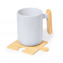 Sous-verres en bambou avec un design puzzle original pour des détails