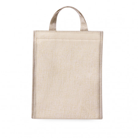 Sac isotherme élégant couleur naturelle pour les détails