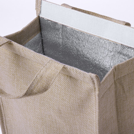 Sac isotherme élégant couleur naturelle pour les détails