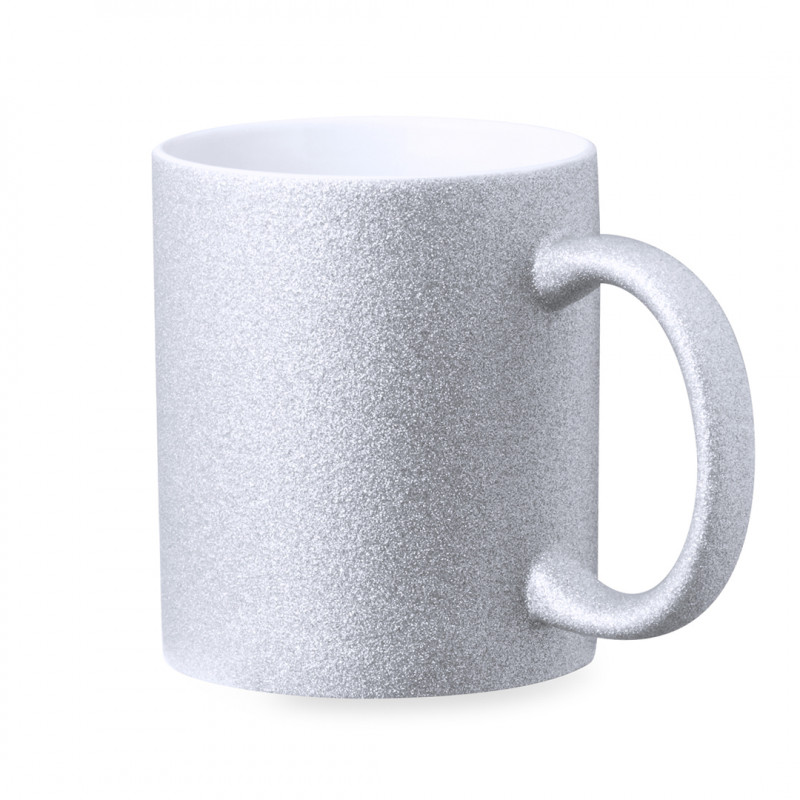 Tasse de sublimation en céramique effet paillettes pour détails d'événements