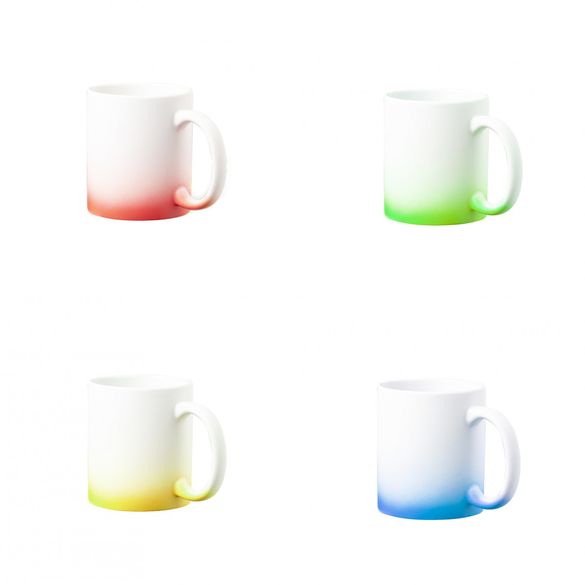 Tasse de sublimation finition mate de couleurs pour détails événements