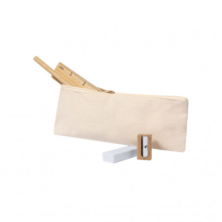 Trousse avec accessoires d'écriture pour les détails de papeterie