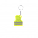 Porte-clés design gilet réfléchissant