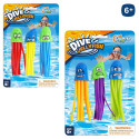 Jellyfish toys lot de 3 lanceurs de piscine pour jeu d été de plongée