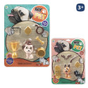 Set de jouet pour animaux de compagnie avec accessoires 7 pièces