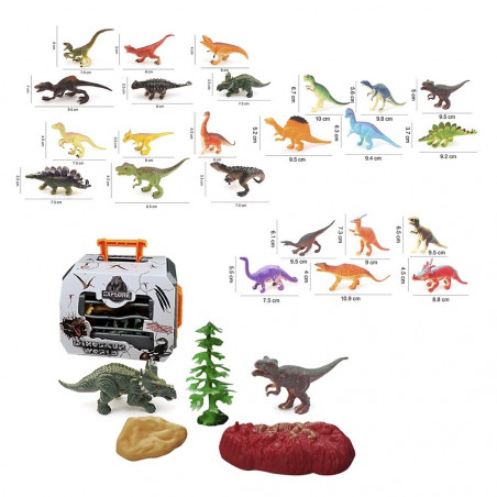 Dinosaur en mallette avec accessoires