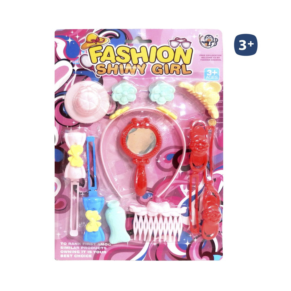 Coffret beauté avec accessoires de coiffure mode