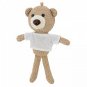 Ourson en peluche personnalisé avec cône de bonbons dans un sac en papier pour enfants pour un anniversaire