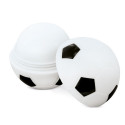 Baume à lèvres design football avec enveloppe verte et autocollant de communion
