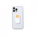 Support pour mobile avec pièce de bambou et adhésif floral transparent pour détails invités