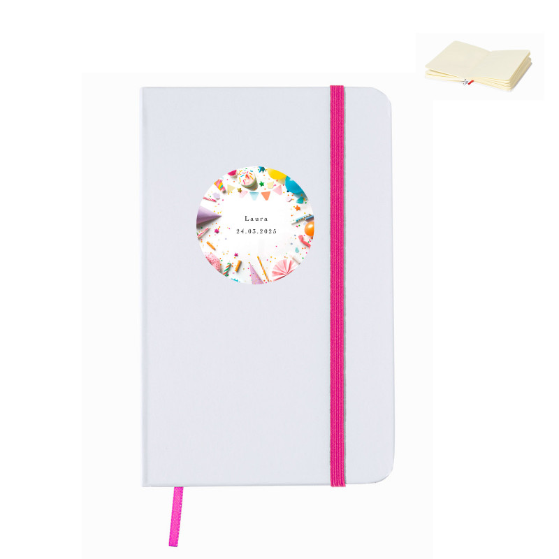 Cahier original personnalisé pour anniversaire