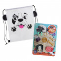 Ensemble de jouets pour chien avec accessoires, niche et sac à dos