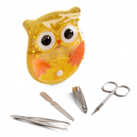 Coffret de manucure hibou original