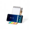 Bloc-notes et support pour mobile avec stylo et autocollants super-héros à offrir
