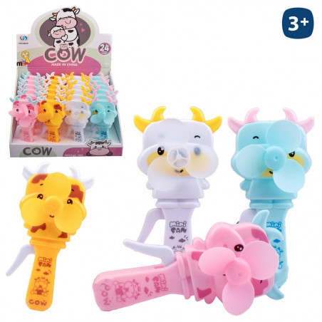 Ventilateur manuel design vache