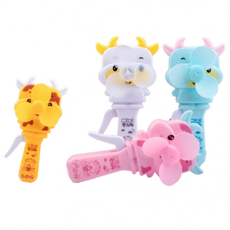 Ventilateur manuel design vache