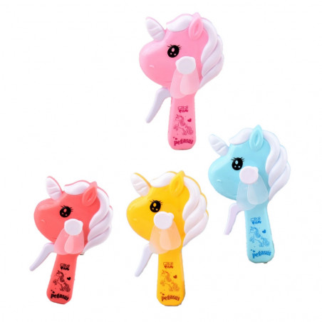 Ventilateur manuel design licorne pour les détails