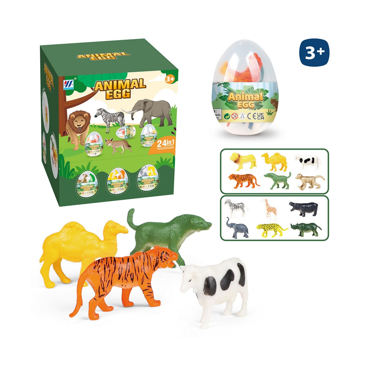 Œufs surprise d'animaux sauvages à offrir
