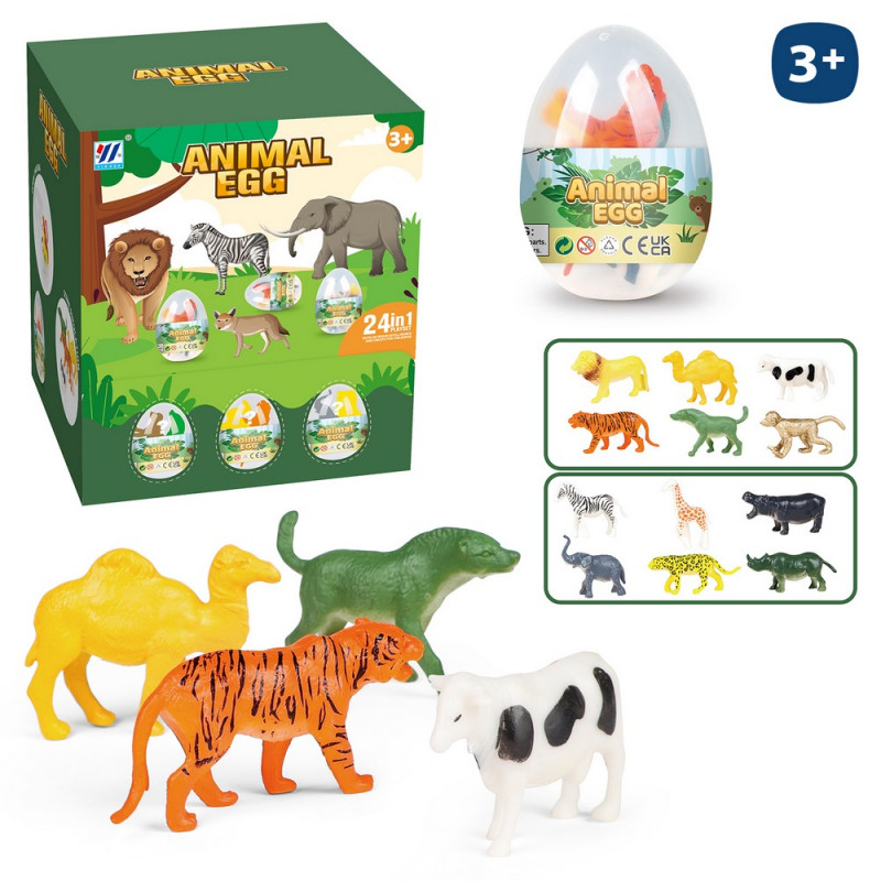 Œufs surprise d'animaux sauvages à offrir
