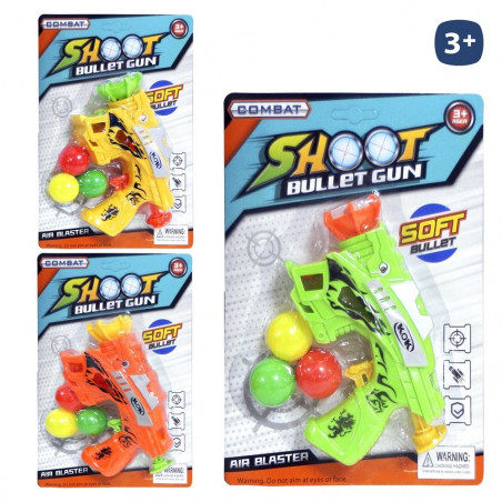 Pistolet à billes aux couleurs vibrantes pour jouer