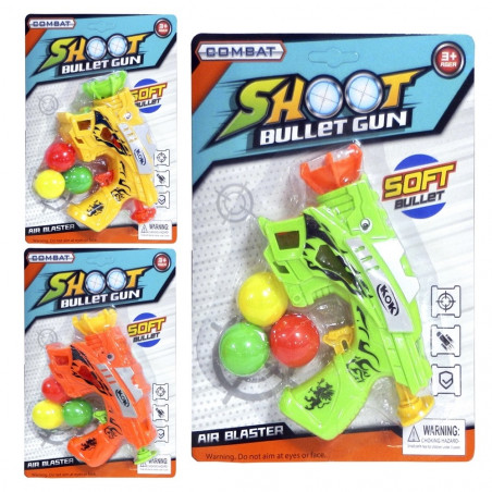 Pistolet à billes aux couleurs vibrantes pour jouer