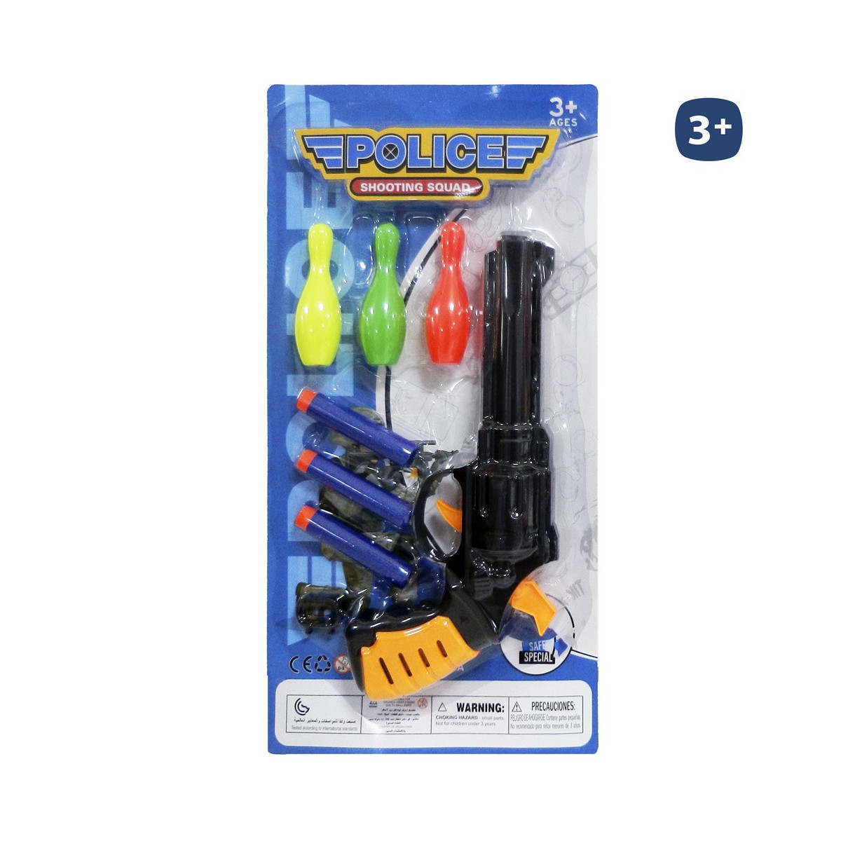 Pistolet à bille lance-fléchettes style réaliste